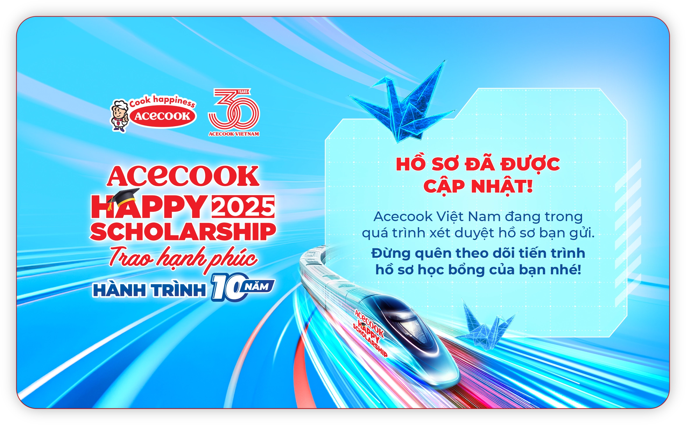 Nộp đủ hồ sơ